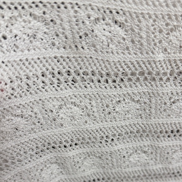 Victorias Secret White Crochet Long Sleeve Coverup - Picture 4 of 4